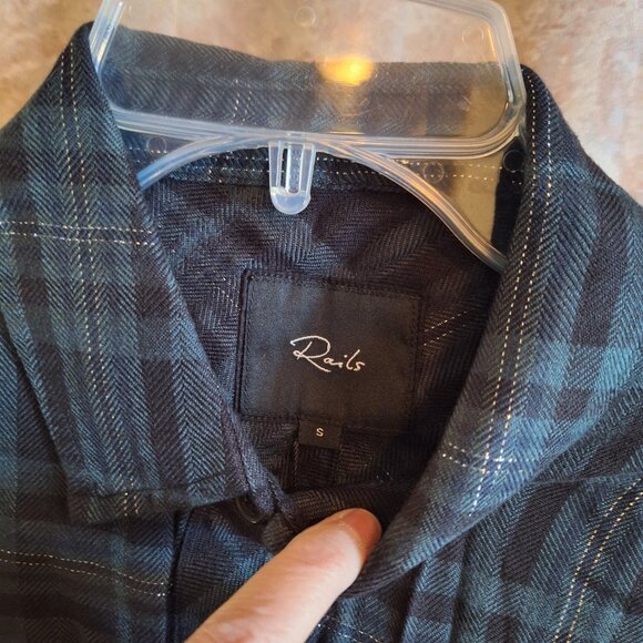 NWT Rails button down shirt size S Hunter Forest Slate - Picture 4 of 7